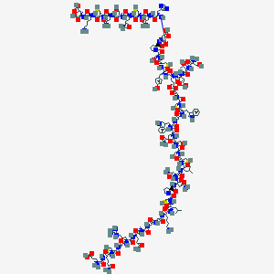 molecular formula C188H282N60O68S8 B150373 Hevein CAS No. 137295-60-4