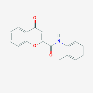 molecular formula C18H15NO3 B15037910 N-(2,3-dimethylphenyl)-4-oxo-4H-chromene-2-carboxamide 