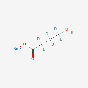 molecular formula C4H7NaO3 B1503792 GHB-d6钠盐溶液 CAS No. 362049-53-4