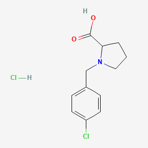 1-(4-Chlorobenzyl)pyrrolidine-2-carboxylic acid hydrochloride