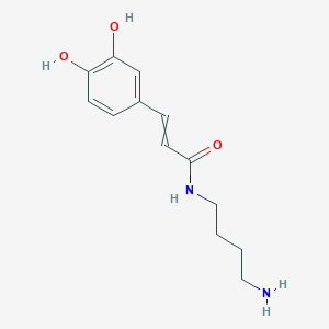 molecular formula C13H18N2O3 B150383 Caffeoylputrescine CAS No. 29554-26-5