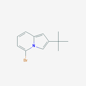 molecular formula C12H14BrN B1503831 5-Bromo-2-tert-butylindolizine CAS No. 1006591-07-6
