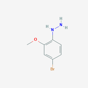 molecular formula C7H9BrN2O B1503842 (4-Bromo-2-methoxyphenyl)hydrazine 