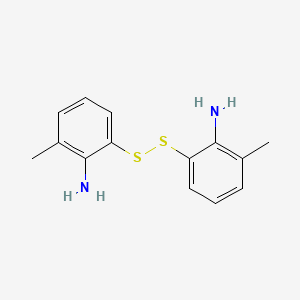 molecular formula C14H16N2S2 B1503844 6,6'-Disulfanediylbis(2-methylaniline) CAS No. 86749-03-3