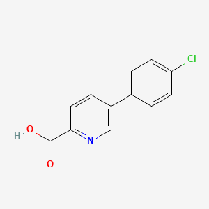 molecular formula C12H8ClNO2 B1503852 5-(4-Chlorophenyl)picolinic acid CAS No. 87789-85-3