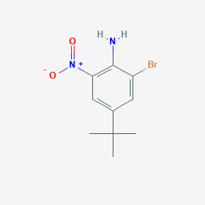 B1503867 2-Bromo-4-(tert-butyl)-6-nitroaniline CAS No. 1027356-55-3