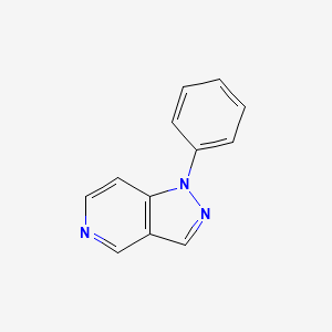 molecular formula C12H9N3 B1503880 1-phenyl-1H-pyrazolo[4,3-c]pyridine CAS No. 41373-10-8