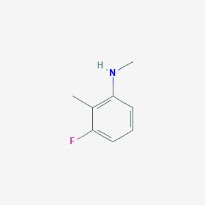 molecular formula C8H10FN B1503899 3-fluoro-N,2-dimethylaniline 