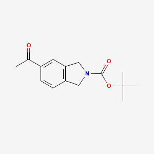 molecular formula C15H19NO3 B1503903 2-Boc-5-Acetyl-isoindoline CAS No. 850877-60-0
