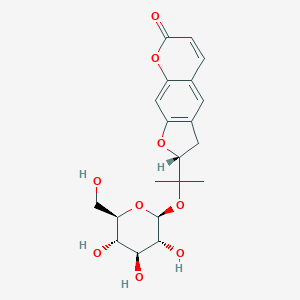 molecular formula C20H24O9 B150392 Nodakenin CAS No. 495-31-8