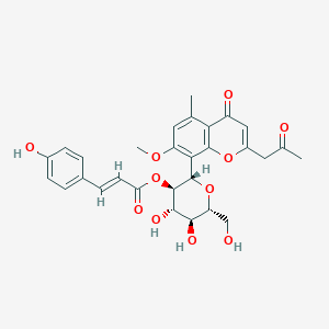 molecular formula C29H30O11 B150404 7-O-甲基芦荟素 A CAS No. 329361-25-3