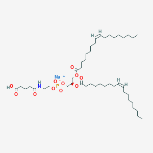 1,2-dioleoyl-sn-glycero-3-phosphoethanolamine-N-(glutaryl) (sodium salt)