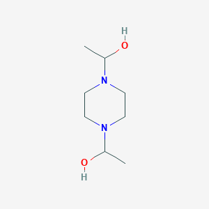 molecular formula C8H18N2O2 B150415 1-[4-(1-Hydroxyethyl)piperazin-1-yl]ethanol CAS No. 136467-59-9
