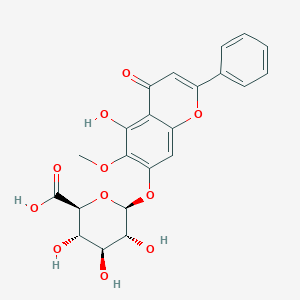 molecular formula C22H20O11 B150416 Oroxyloside CAS No. 36948-76-2