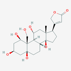 molecular formula C23H34O8 B150419 1,3,5,11,14,19-Hexahydroxycard-20(22)-enolide CAS No. 508-52-1