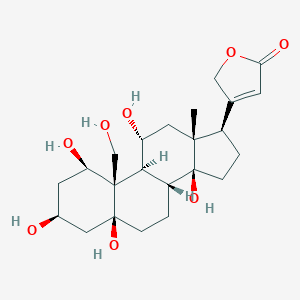 molecular formula C23H34O8 B150419 乌巴叶苷 CAS No. 508-52-1