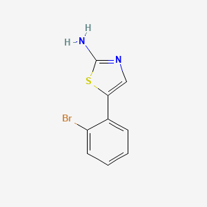 B1504256 5-(2-Bromophenyl)thiazol-2-amine CAS No. 1378873-73-4