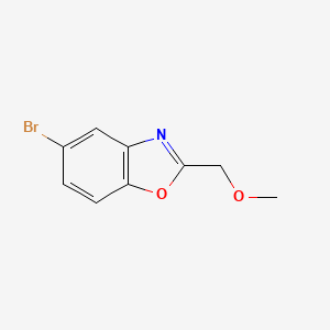 molecular formula C9H8BrNO2 B1504274 5-Bromo-2-(methoxymethyl)-1,3-benzoxazole CAS No. 938458-97-0