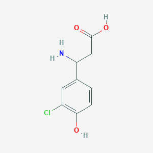 3-Amino-3-(3-chloro-4-hydroxyphenyl)propanoic acid