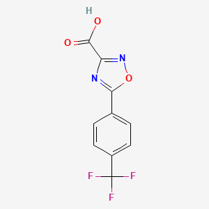 B1504334 5-(4-(Trifluoromethyl)phenyl)-1,2,4-oxadiazole-3-carboxylic acid CAS No. 652979-81-2