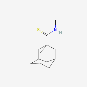 molecular formula C12H19NS B15043469 N-methyladamantane-1-carbothioamide 