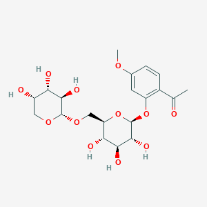 molecular formula C20H28O12 B150436 Paeonolide CAS No. 72520-92-4