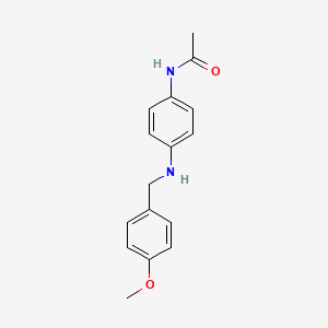 molecular formula C16H18N2O2 B15043640 N-(4-{[(4-methoxyphenyl)methyl]amino}phenyl)acetamide 