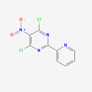 4,6-Dichloro-5-nitro-2-(pyridin-2-yl)pyrimidine