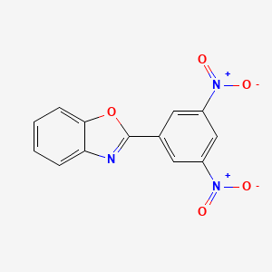 molecular formula C13H7N3O5 B15043852 2-(3,5-Dinitrophenyl)-1,3-benzoxazole 