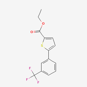 Ethyl 5-[3-(trifluoromethyl)phenyl]thiophene-2-carboxylate