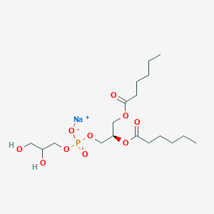 Sodium (2R)-2,3-bis(hexanoyloxy)propyl 2,3-dihydroxypropyl phosphate