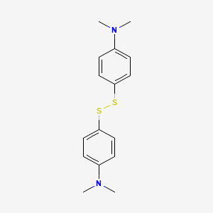 molecular formula C16H20N2S2 B15044244 Bis[p-[dimethylamino]phenyl]disulfide CAS No. 5397-29-5