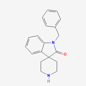 molecular formula C19H20N2O B1504448 1-Benzylspiro[indole-3,4'-piperidin]-2(1H)-one CAS No. 916445-11-9