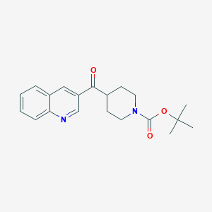 Tert-butyl 4-(quinoline-3-carbonyl)piperidine-1-carboxylate