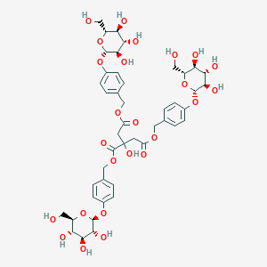 molecular formula C45H56O25 B150448 Parishin CAS No. 62499-28-9