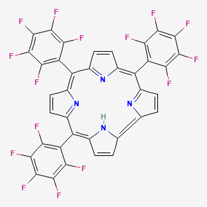 5,10,15-Tris(2,3,4,5,6-pentafluorophenyl)-21H-corrin