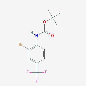 Tert-butyl 2-bromo-4-(trifluoromethyl)phenylcarbam