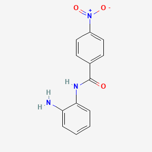 molecular formula C13H11N3O3 B15044996 N-(2-aminophenyl)-4-nitrobenzamide CAS No. 6338-73-4