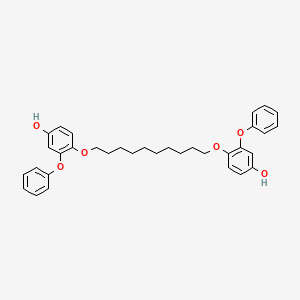 4,4'-[Decane-1,10-diylbis(oxy)]bis(3-phenoxyphenol)