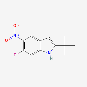 2-Tert-butyl-6-fluoro-5-nitro-1H-indole