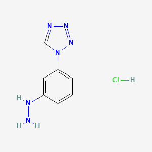 1-(3-Hydrazinylphenyl)-1H-tetrazole hydrochloride
