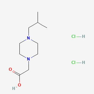 (4-Isobutylpiperazin-1-yl)acetic acid dihydrochloride