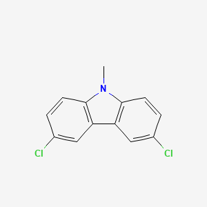 molecular formula C13H9Cl2N B15045430 3,6-Dichloro-9-methylcarbazole CAS No. 23999-51-1