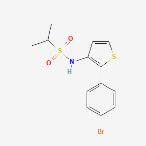 N-(2-(4-Bromophenyl)thiophen-3-YL)propane-2-sulfonamide