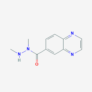 N,N'-Dimethylquinoxaline-6-carbohydrazide
