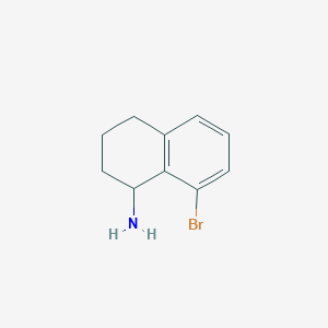 molecular formula C10H12BrN B1504549 8-Bromo-1,2,3,4-tetrahydronaphthalen-1-amine CAS No. 348627-52-1