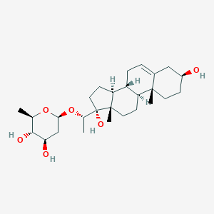 molecular formula C27H44O6 B150455 PeriplocosideN CAS No. 39946-41-3