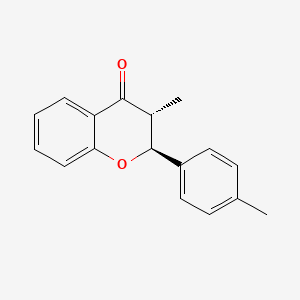 molecular formula C17H16O2 B15045680 (2S,3R)-3-methyl-2-(p-tolyl)chroman-4-one 