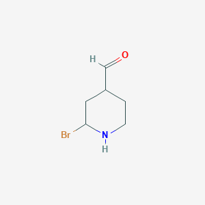 B1504573 2-Bromo-4-formylpiperidine CAS No. 916791-91-8