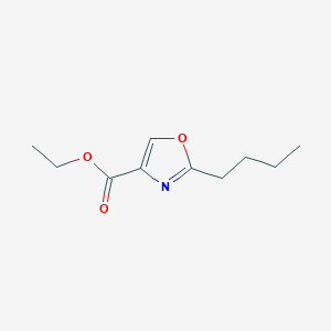 molecular formula C10H15NO3 B15045940 Ethyl 2-Butyloxazole-4-carboxylate 
